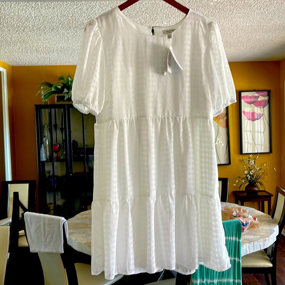 Brand new white dress!